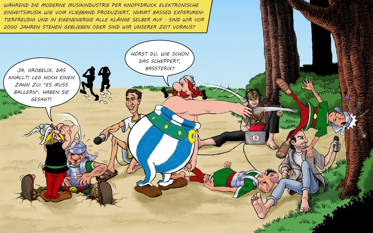 Comic über Bassed