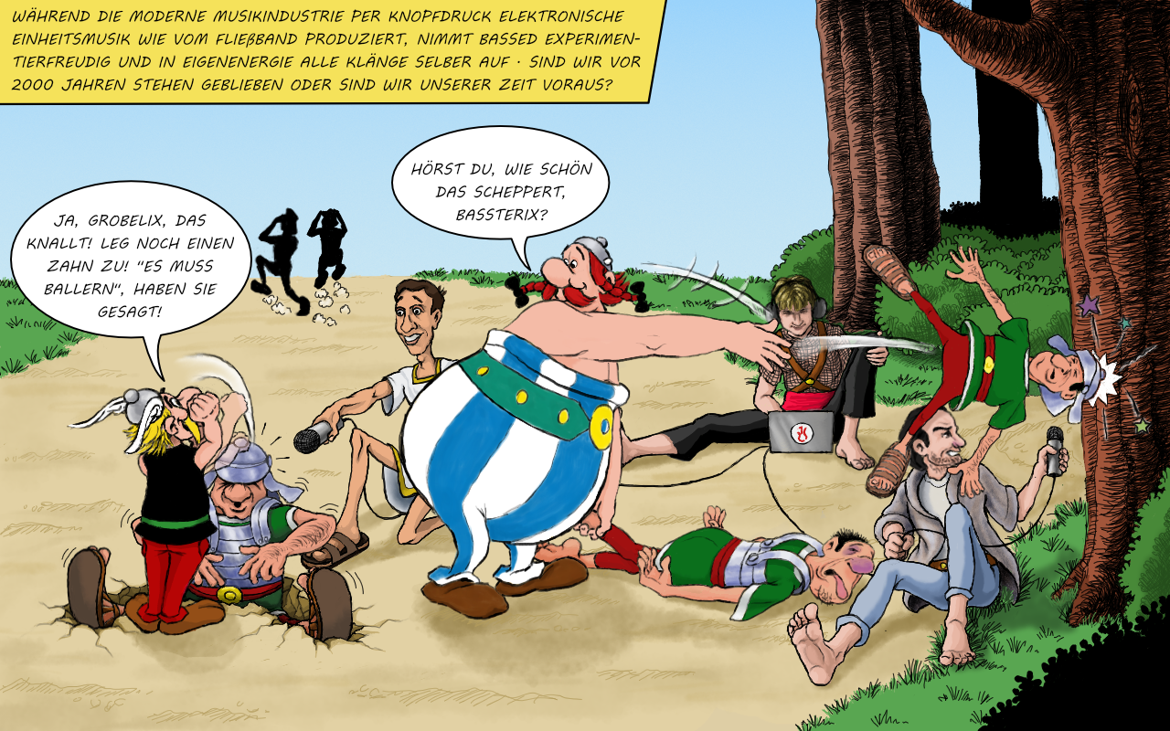 Comic über Bassed
